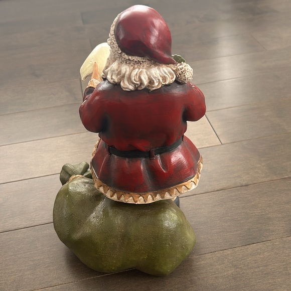 Holiday Wooden Santa Clause Ornament, Christmas Statue Display, Gifts St. Nick - Picture 8 of 11